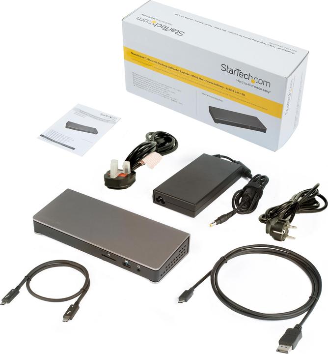 Immagine prodotto StarTech TB3DOCK2DPPU (Thunderbolt, 6 Porti)