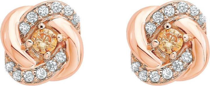 Amor Boucle d'oreille noeud (Argent)