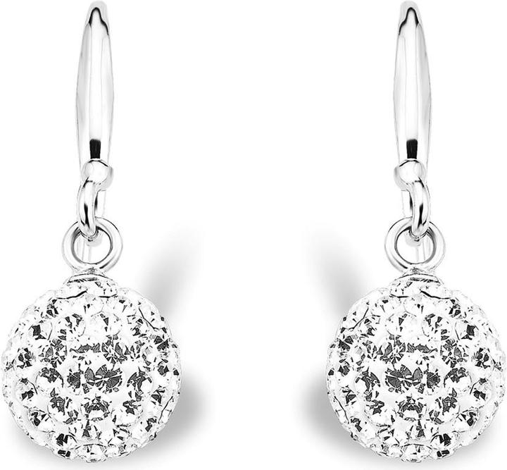 Actual product image Amor earring (Silver, Crystal)