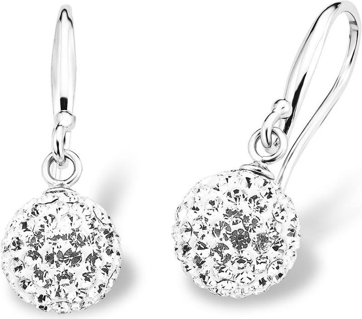 Actual product image Amor earring (Silver, Crystal)