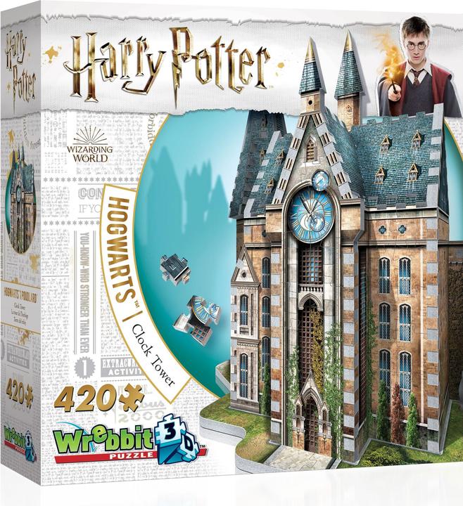 Produktbild Wrebbit 3D Harry Potter: Hogwarts Clock Tower (420 Teile)