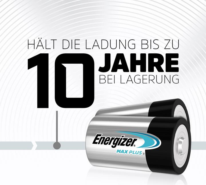 Image du produit Energizer Max Plus Alkaline (2 pcs, D, 16500 mAh)