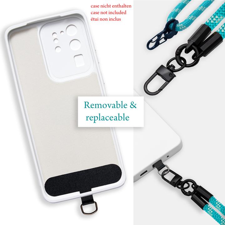 Image du produit Cadorabo Chaîne de téléphone portable pour Huawei P40 LITE E Necklace Coque