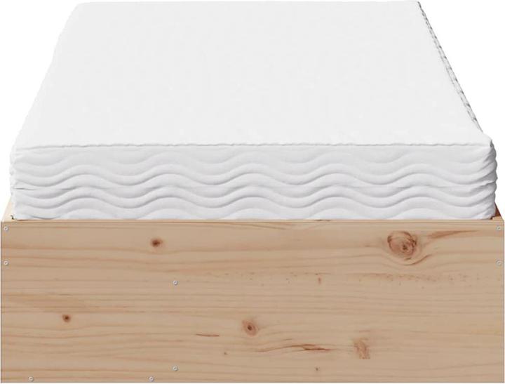 Image du produit VidaXL Lit de jour avec matelas 100x200 cm en pin massif Canapé-lit (100 x 200 cm)