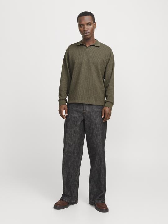 Actual product image Jack & Jones Jorwinter Ottoman Split Neck Styd Aw24 (S)