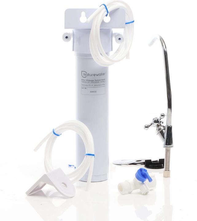 Produktbild Naturewater NW-1-CTO 1 Stufen Untertisch Wasserfilter Wasserhahn 5µ Aktivkohle