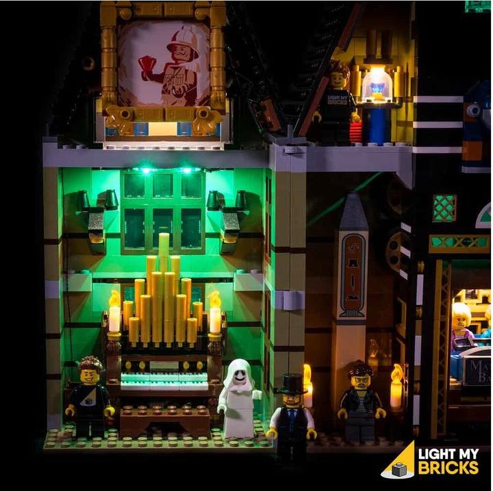 Actual product image Light my bricks LED Light Set for LEGO Fairground Haunted House