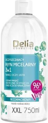 Delia Cosmetics Delia 3-in-1 Mizellen-Reinigungsflüssigkeit 750ml (Mizellenwasser, 750 ml)