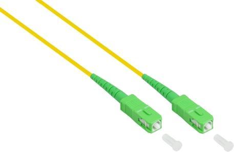 Immagine prodotto Good Connections Cavo patch in fibra ottica simplex OS2 (monomodale, 9/125) SC (APC) / SC (APC), LSZH, 1m (1 m)