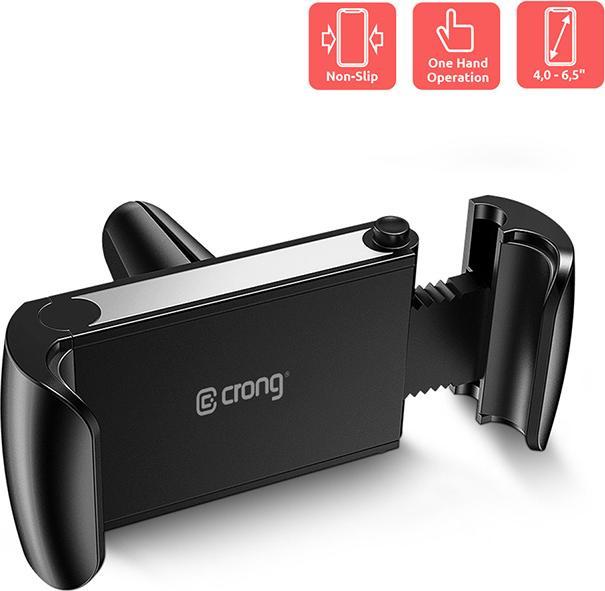 Actual product image Crong Universal Smart CRG-CH2-BLK car terminal holder
