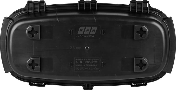 Produktbild EFB Elektronik EFB Outdoor box IP54 foldable black made of recycled plastic lockable