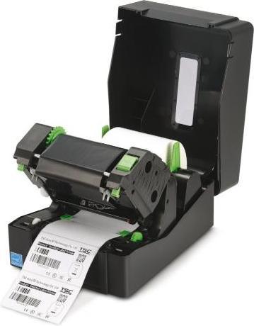 Produktbild TSC TE200 - Direkt Wärme/Wärmeübertragung - 203 x 203 DPI - 152,4 mm/sek - Kabelgebunden - Schwarz (203 dpi)
