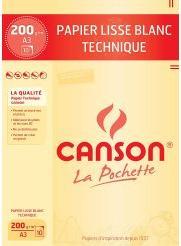 Actual product image Canson technical drawing paper, DIN A3, 200 g/sqm, white (A3)