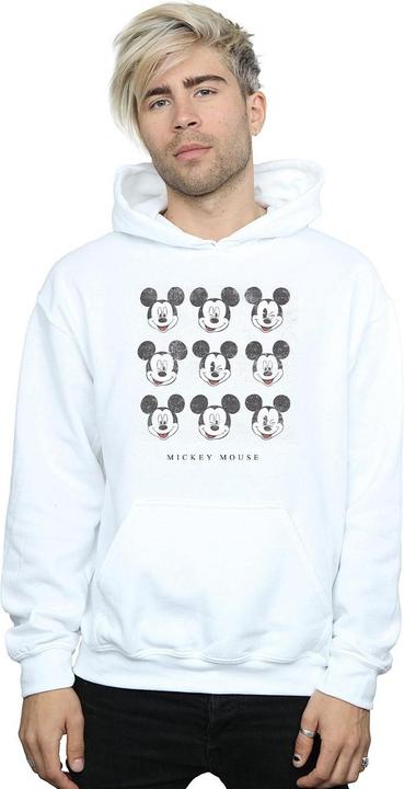 Actual product image Disney Mens Mickey Mouse Wink And Smile Hoodie (XXL)