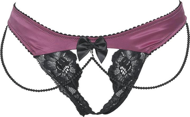 Produktbild Les Jupons de Tess Swarovski pearls open thong (XXL)