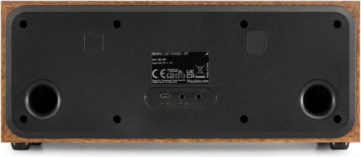 Actual product image Audizio Internet Radio Rimini wood look (Web radio, Bluetooth)