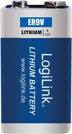 Produktbild LogiLink Ultra Power ER9V (1 Stk., 9V Block, 1200 mAh)