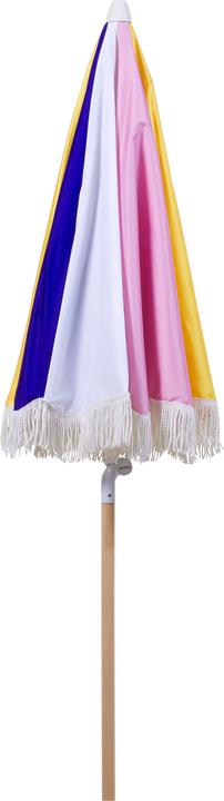 Produktbild Beliani Sonnenschirm ⌀ 150 cm bunt mit Volant MONDELLO (1.50 m)