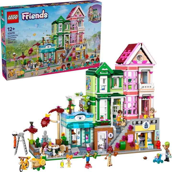 Produktbild LEGO Heartlake City Wohn- und Einkaufsstrasse (42670, LEGO Friends)