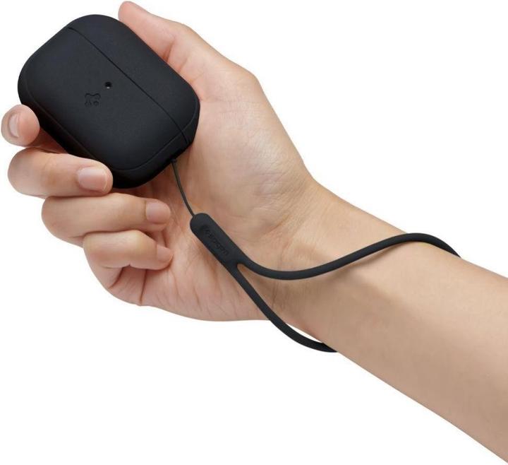 Image du produit Spigen SILICONE FIT STRAP Apple AIRPODS PRO 1 / 2 BLACK (Sac pour écouteurs)
