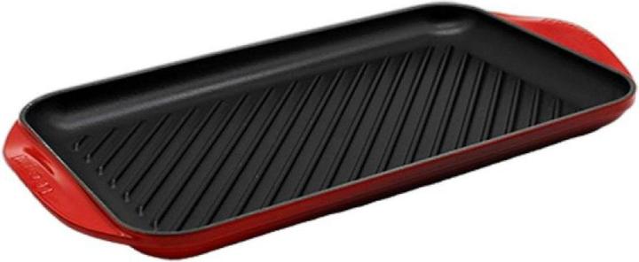 Actual product image Le Creuset 20132400600460 Extra-large grill pan, cherry red (40 cm, Grill pan, Cast iron)