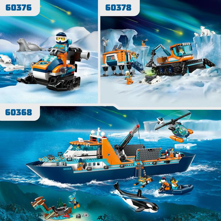 Actual product image LEGO Arctic research vessel (60368, LEGO City)