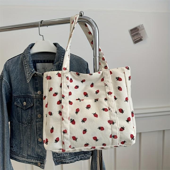 Immagine prodotto Only-Bags.Store Grosse Kapazität Mode Casual Tote Bag, süsse Umhängetasche mit einfachem Tragegriff, vielseitige