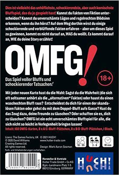 Actual product image 882042 - OMFG - Card game, for 3-8 players, from 18 years (DE Edition) (German)