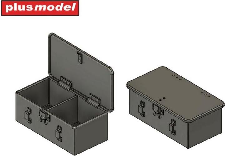 Actual product image Plus Model Magazines and ammunition boxes for the Lewis machine gun