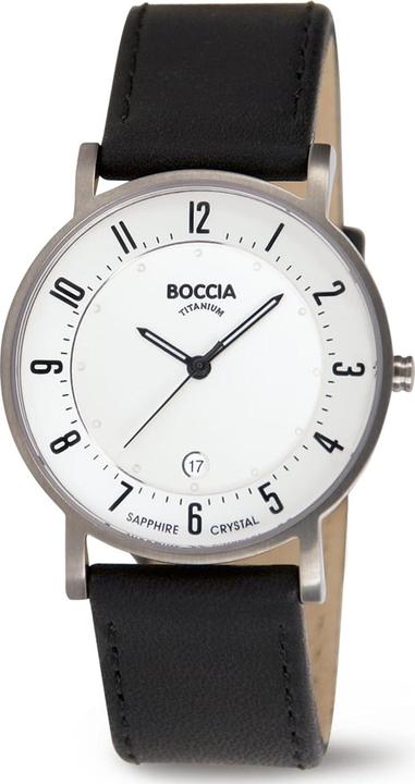 Immagine prodotto Boccia 3533-03 Orologio da uomo in titanio 37mm 5ATM (Orologio da polso analogico, 37 mm)