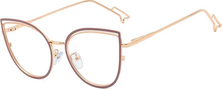 Immagine prodotto Techsuit - Anti-Blue Light Glasses Reflex Metal (F95597-C2) - Butterfly - Pale Mauve