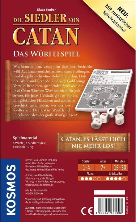 Produktbild Kosmos Die Siedler von Catan (Deutsch)