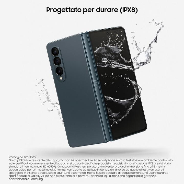 Actual product image Samsung Galaxy Z Fold4 (256 GB, Phantom Black, 7.60", SIM + eSIM, 50 Mpx, 5G)