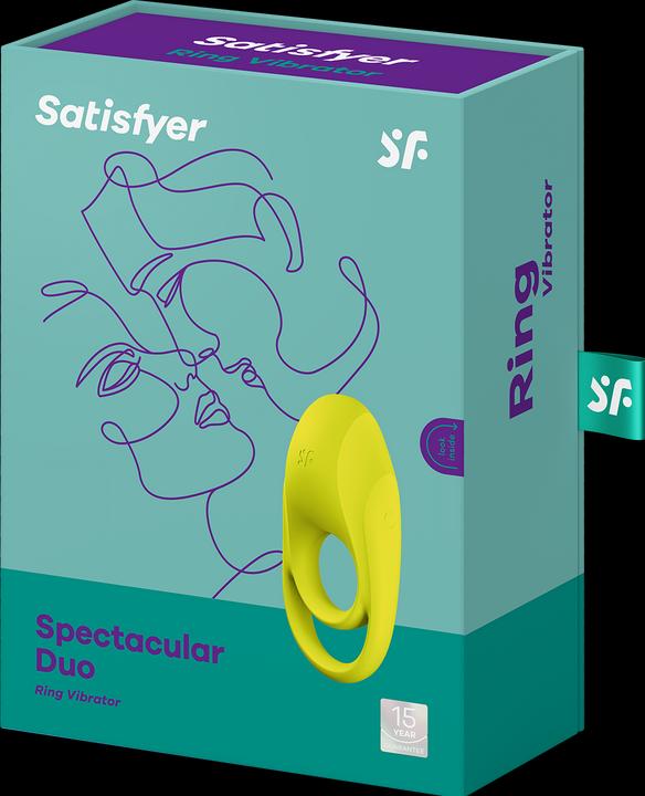 Actual product image Satisfyer Spectacular Duo Penis Ring (5.50 cm)