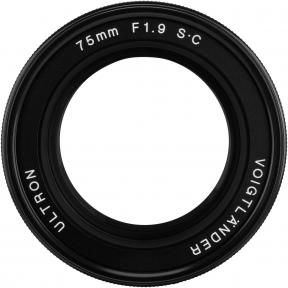 Produktbild Voigtländer Ultron 75mm / 1.9 S.C. VM schwarz (Leica M)