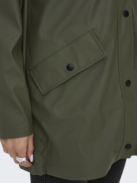 Produktbild Only Einfarbiger Regenjacke Regenmantel (L)