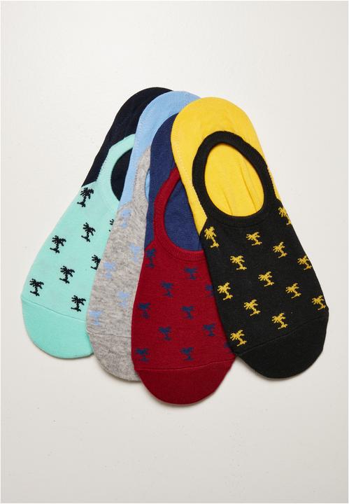 Actual product image Urban Classics Reccyled Yarn Invisbile Palmtree Socks 4-Pack - 17234 (pack of 4, 47 - 50)