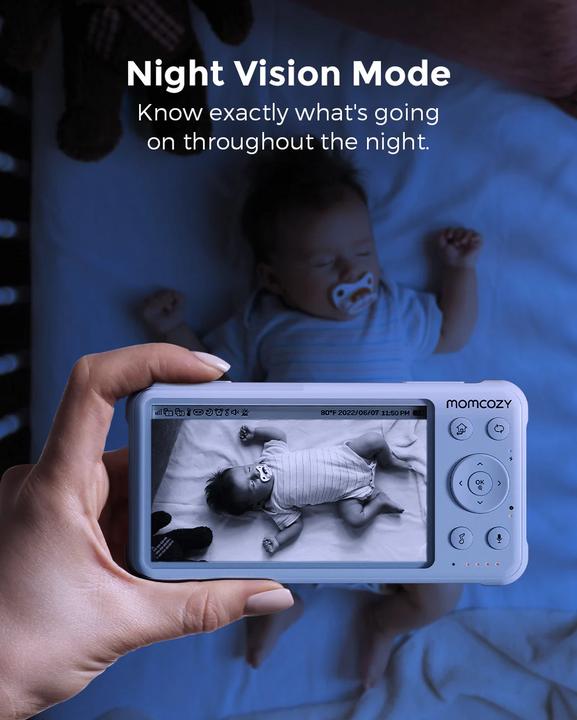 Image du produit Momcozy Moniteur vidéo pour bébé (Vidéo et audio, 300 m)
