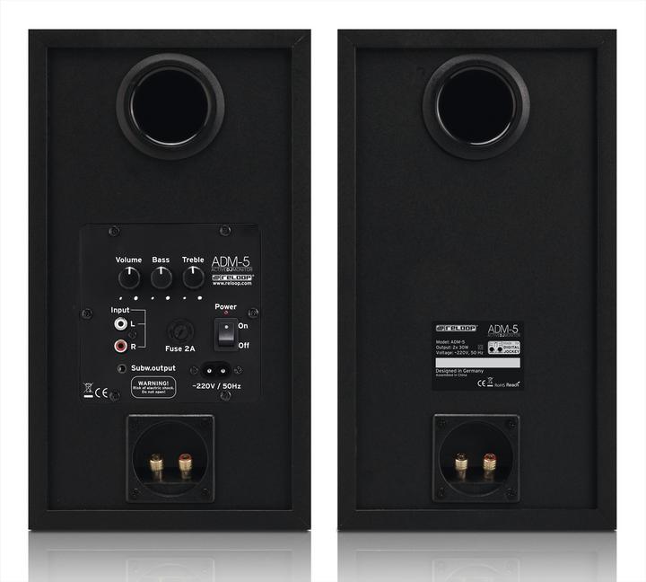 Produktbild reloop Adm-5 (Passiv, Aktiv, Paar, 2x 30 W)