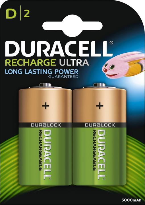 Produktbild Duracell Recharge Ultra (2 Stk., D, 2200 mAh)