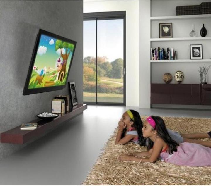 Produktbild Techly Ablage für TV Bildschirm schwarz