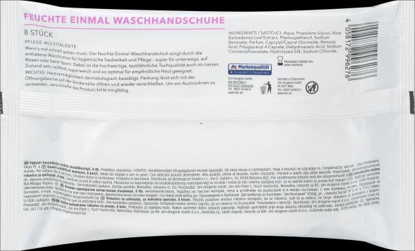 Produktbild dm ebelin feuchte Einmal-Waschhandschuhe