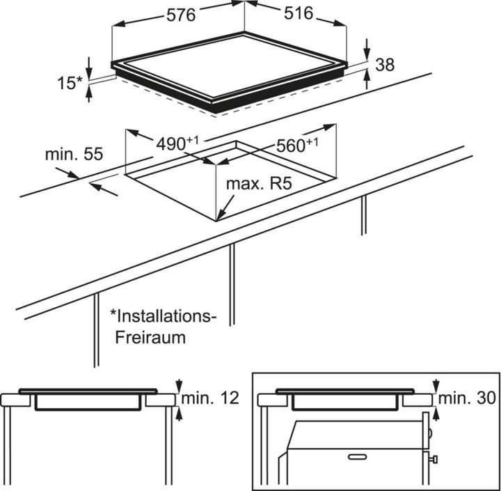 Image du produit AEG HK634060XB