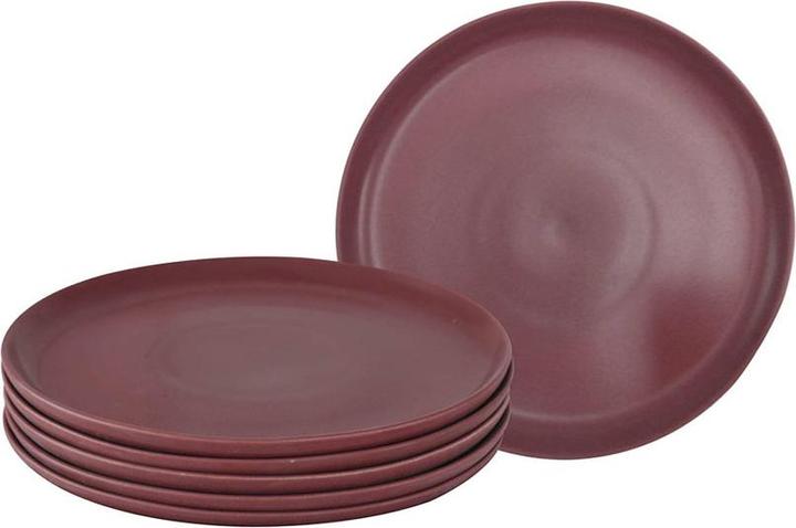 Produktbild Bormioli Rocco Porzellanservice Mika 24 teilig bordeaux (24 Stück)