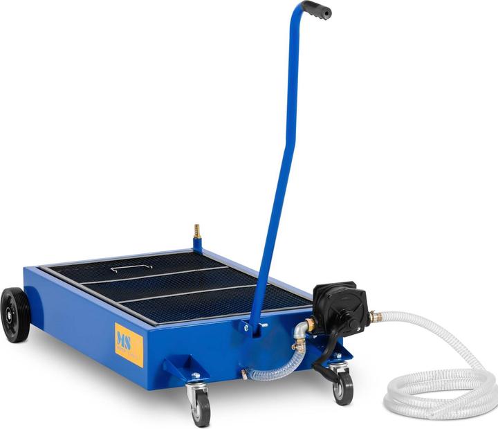Actual product image MSW Ölwanne Ölauffangbehälter Ölauffangwanne Werkstatt aus Stahl 65 L Handpumpe