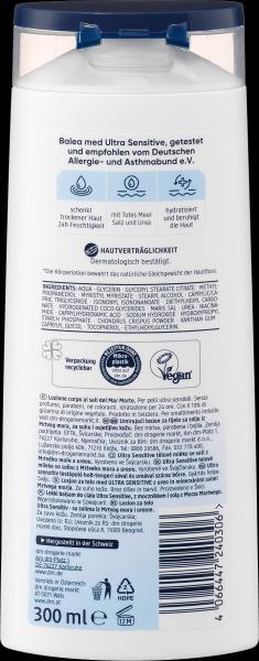 Image du produit dm Balea MED Lotion Ultra Sensitive pour le corps à la Mer Morte (Lotion pour le corps, 300 ml)