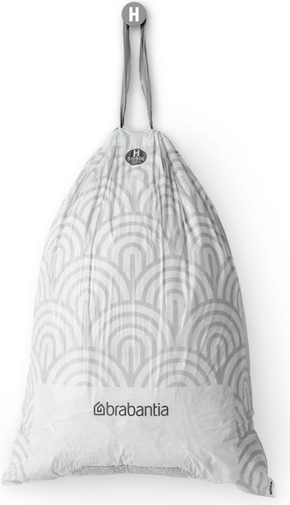Produktbild Brabantia PerfectFit Vuilniszakken - 50/60 l - Code H - 6 rollen x 20 stuks (120 x, 60 l)