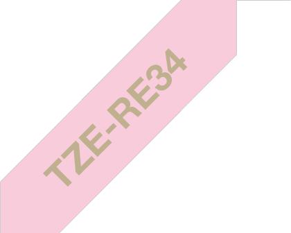 Brother TZe-RE34 (1.20 cm, Gold, Rosa)