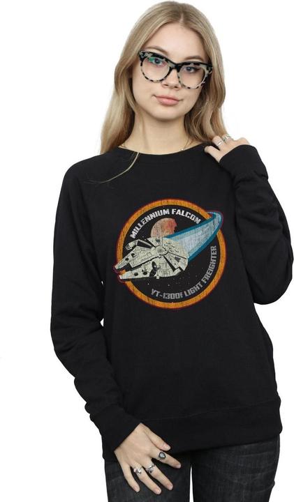 Produktbild Star Wars Millennium Falcon Badge Sweatshirt (L)