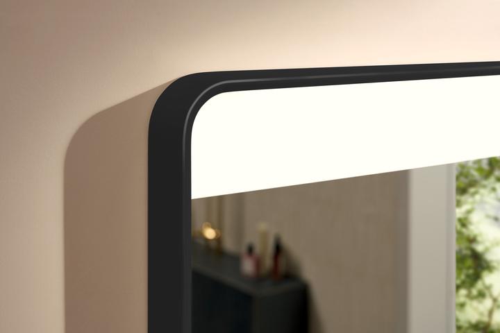 Produktbild hansgrohe Xarita Lite Q Spiegel, horizontale LED-Belechtung, 500x30x700mm, Wandschalter